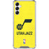 NBA Utah Jazz Yellow Texture Galaxy A15 5G Clear Case
